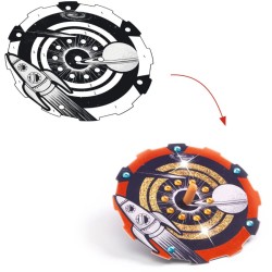 Kit con 2 peonzas y 12 discos Hypno Cosmos para metalizar � DIY. n�3