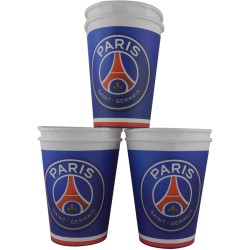 6 vasos de ftbol del PSG. n1