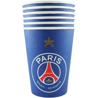6 vasos de f�tbol del PSG