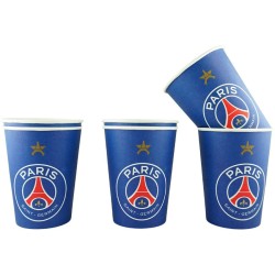 6 vasos de fútbol del PSG. n°1