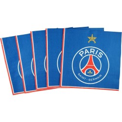 20 servilletas de Fútbol PSG. n°1