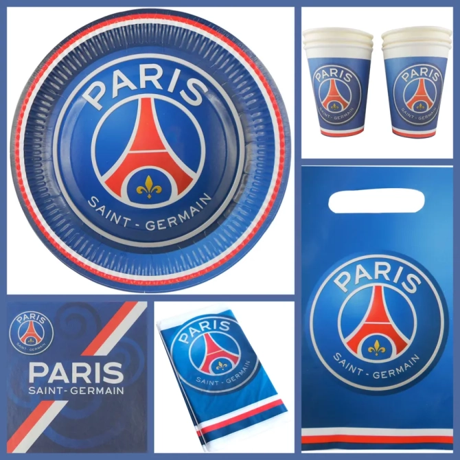 Caja grande para fiestas de ftbol del PSG 