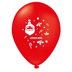 10 Globos de Feliz Navidad