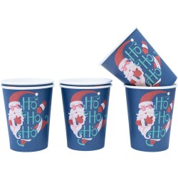 6 vasos de Papá Noel HOHOHO. n°1