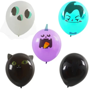 DIY - 5 globos adhesivos de Halloween