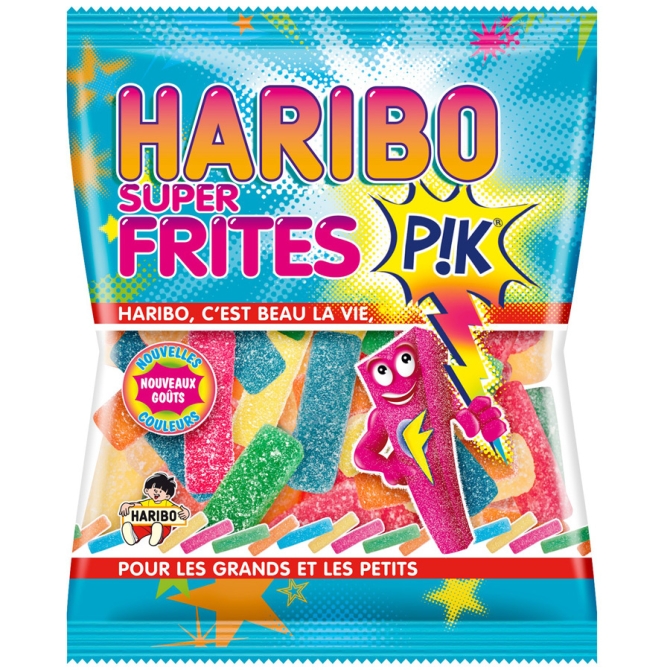 Super Patatas Fritas Pik Haribo - Mini bolsa 40g 