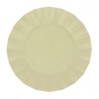 8 Platos Compostables Pequeos Taupe