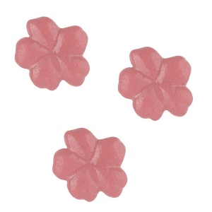 3 Mini Flores Sakura ( 2,7 cm) - Chocolate Blanco