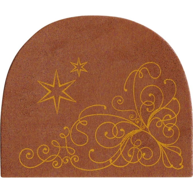 2 puntas para troncos de estrellas de Navidad (7, 7 cm) - Azyme 