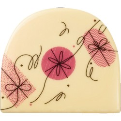 2 Troncos de Navidad Sorpresa (8, 5 cm) - Chocolate Blanco. n1