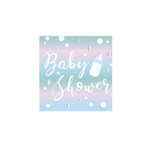 20 servilletas baby shower