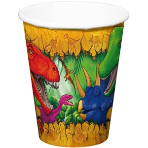 6 vasos de dinosaurio