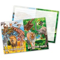 8 invitaciones para fiestas de safari
