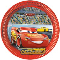 8 platos Cars 3