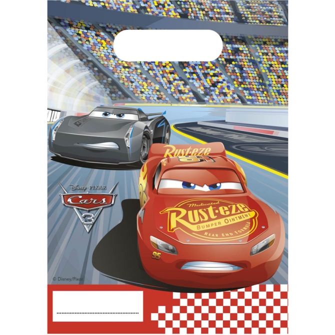 6 bolsas de regalo Cars 3 