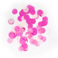 Mezcla de confeti rosa