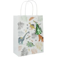 6 bolsas de regalo Dino Roars