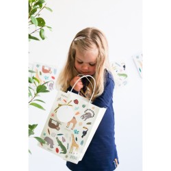 6 Bolsas de regalo Zoo Party. n3