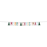 Guirnalda de letras de feliz Navidad