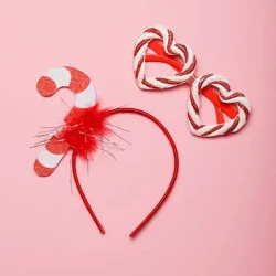 1 diadema de azcar de cebada roja. n2