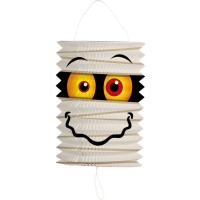 Farol de Halloween desmontable - Momia - 16 cm
