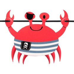 1 guirnalda de letras de fiesta pirata de feliz cumplea�os - 1, 5 m. n�1