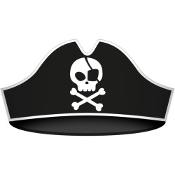 6 sombreros de fiesta pirata. n�1