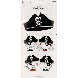 6 sombreros de fiesta pirata. n�5
