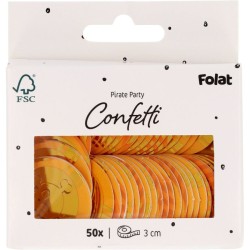 Monedas de confeti - Fiesta Pirata. n�4