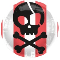 Contiene : 1 x Globo plano de aluminio de fiesta pirata - �45 cm