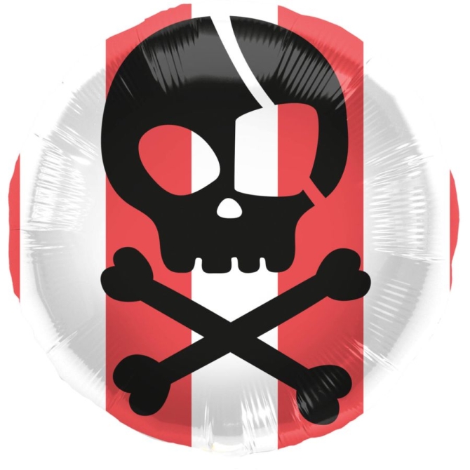 Globo plano de aluminio de fiesta pirata - �45 cm 