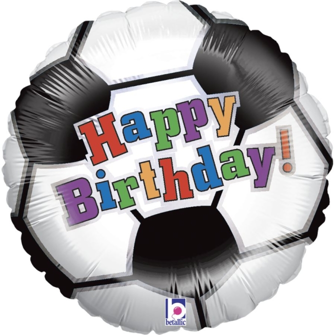 Globo Mylar Ftbol Birthday 