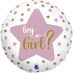 Globo Gender Reveal Girl or Boy. n°1