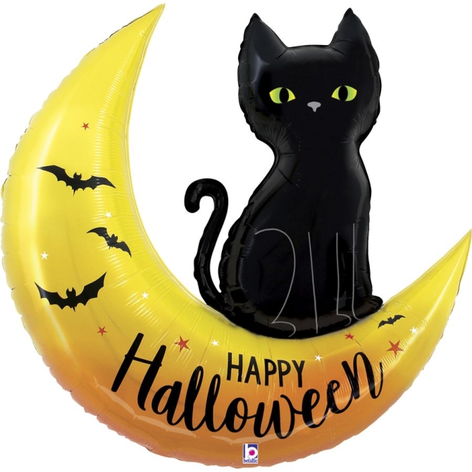 Globo Luna Gigante Feliz Halloween 