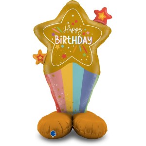 Globo gigante Estrellas Happy Birthday