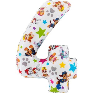 Globo De Helio De Aluminio Paw Patrol - Gigante Nmero 4 - 72 cm