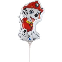 Globo Patrulla Canina con Vástago - Marcus 28 cm