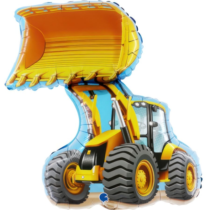 Globo gigante de helio - Bulldozer 62 cm 