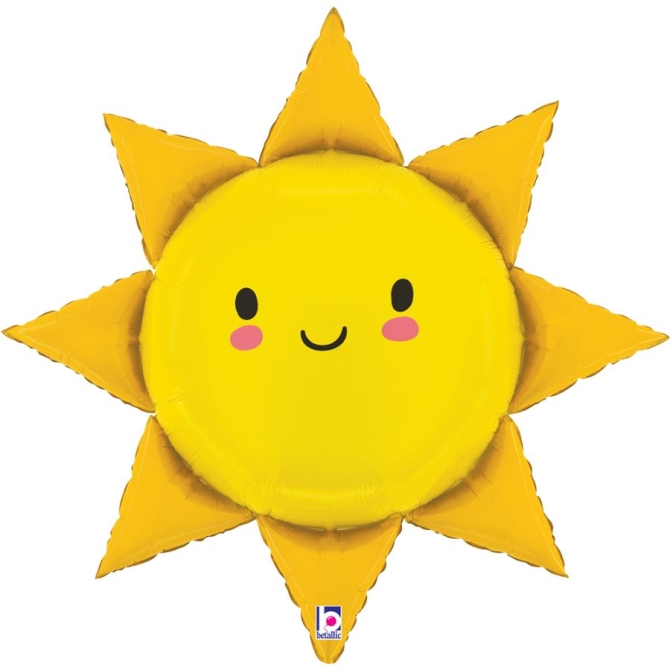 Globo gigante de helio - Sol de verano (78 cm) 