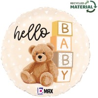 Globo de helio - Hello Baby Bear 35 cm
