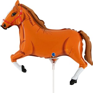 Globo de caballo con tallo - 36 cm