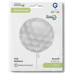 Globo de aluminio inflado con helio - pelota de golf de 35 cm. n�1