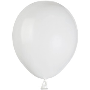 50 Globos Blanco Mate 13cm