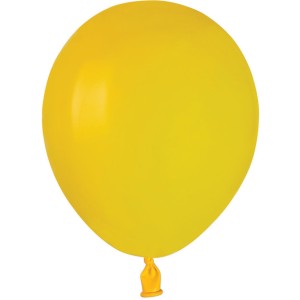 50 Globos Amarillo Mate 13cm