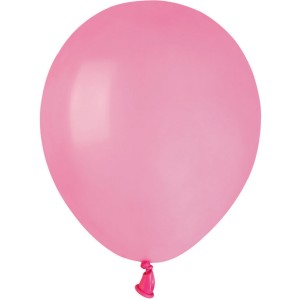 50 Globos Rosa Mate 13cm