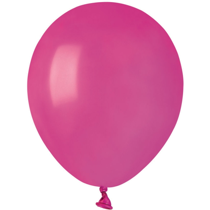 50 Globos Fucsia Mate 13cm 
