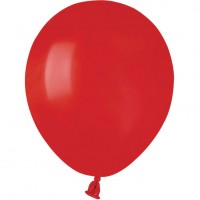 50 Globos Rojo Mate 13cm