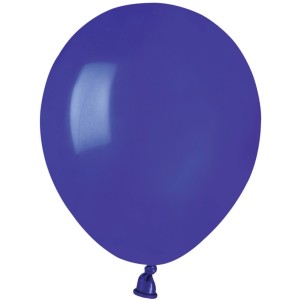 50 Globos Azul Real Mate 13cm