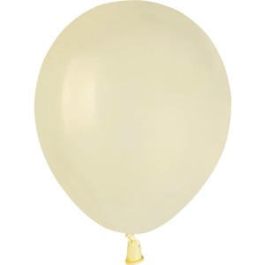 50 Globos Marfil Mate 13cm