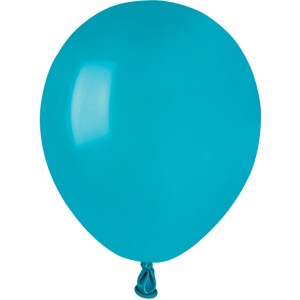 50 Globos Turquesa Mate 13cm